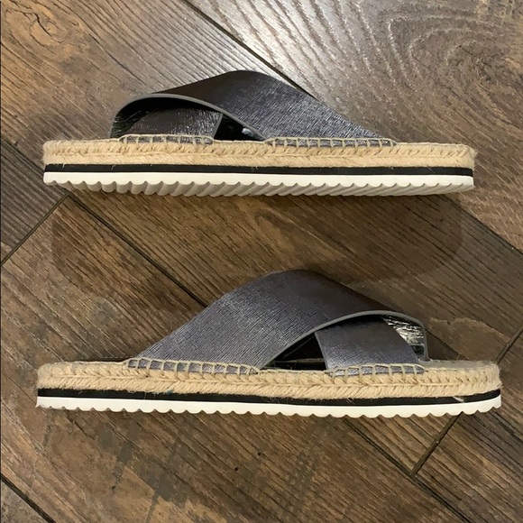 BCBGeneration Sliver Straps Espadrille Slides - Picture 3 of 6